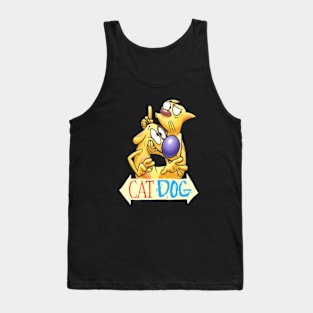 Catdog Quirky Duo Tank Top